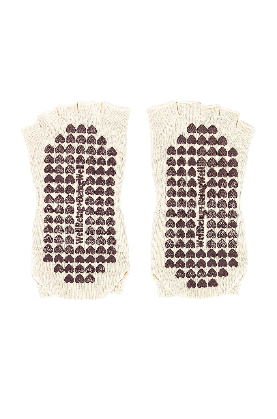 5 Toe Ankle Grip Sock Ivory Rose Taupe 4 5 Toe Ankle Grip Sock Ivory Rose Taupe - Image 4