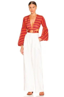 Faramade Bodysuit Marigold Print -Nike Store YAUR WS1 V5