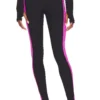 Thermal Tahoe Legging Black & Rose Violet