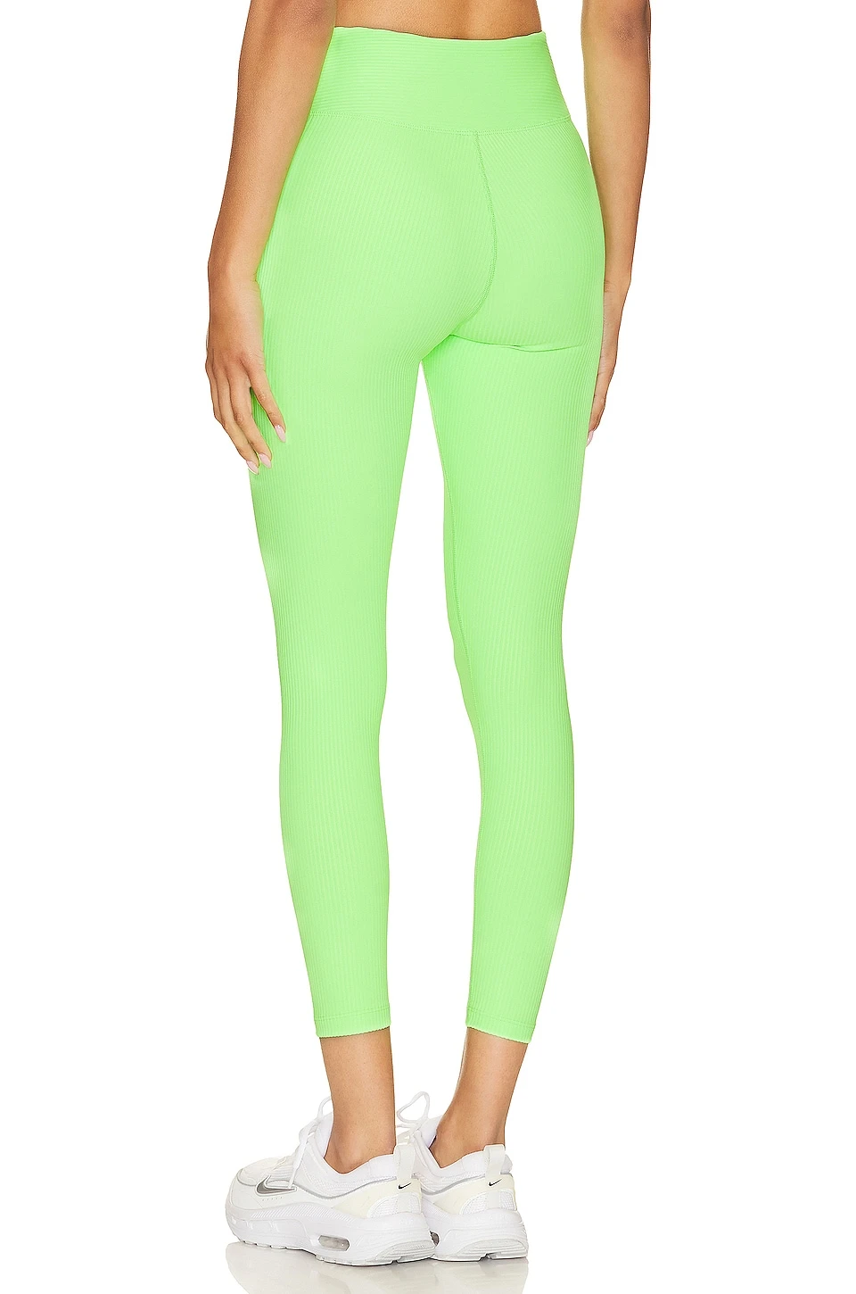 Ribbed Football Legging Neon Kiwi 3 Ribbed Football Legging Neon Kiwi - Image 3