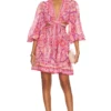 Zimmermann Halcyon Mini Dress Pink & Purple Paisley